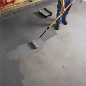 how to apply epoxy paint to concrete
