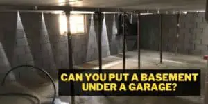 Can You Put a Basement Under a Garage?