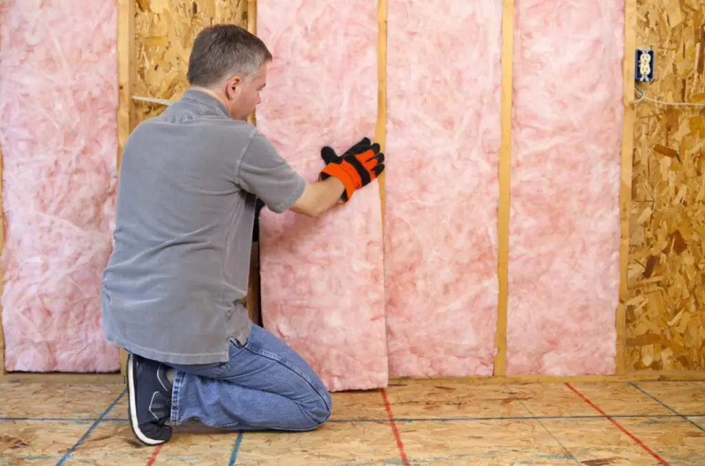 covering and insulating garage walls