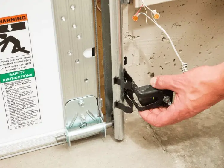 How to Fix a Garage Door Sensor that is Blinking Red?